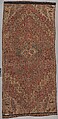 Rug with an Interlocking Lozenge-Medallion Design, Wool (warp, weft, and pile); symmetrically knotted pile