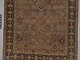 Carpet, Wool (pile), cotton (warp and weft); asymmetrically knotted pile