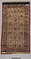 Carpet, Cotton (warp), wool (weft and pile); asymmetrically knotted pile
