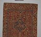 Carpet, Wool (warp, weft and pile); symmetrically knotted pile