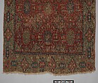 'Chessboard' Carpet, Animal hair (warp and pile), wool (weft); asymmetrically knotted pile