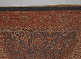 Ushak Medallion Carpet on White Ground, Wool (warp, weft and pile); symmetrically knotted pile