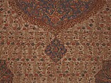Ushak Medallion Carpet on White Ground, Wool (warp, weft and pile); symmetrically knotted pile