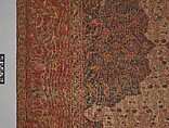 Ushak Medallion Carpet on White Ground, Wool (warp, weft and pile); symmetrically knotted pile