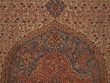 Ushak Medallion Carpet on White Ground, Wool (warp, weft and pile); symmetrically knotted pile