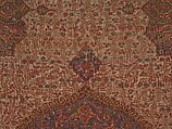 Ushak Medallion Carpet on White Ground, Wool (warp, weft and pile); symmetrically knotted pile