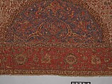 Ushak Medallion Carpet on White Ground, Wool (warp, weft and pile); symmetrically knotted pile