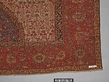 Ushak Medallion Carpet on White Ground, Wool (warp, weft and pile); symmetrically knotted pile