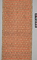 Sash with Flowering Plants, Silk, silver and gilded metal wrapped thread; taqueté, brocaded