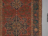 Carpet, Wool (warp, weft and pile); symmetrically knotted pile