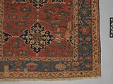Carpet, Wool (warp, weft and pile); symmetrically knotted pile