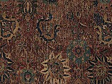 Vase Carpet, Cotton (warp and weft), silk (weft), wool (weft and pile); asymmetrically knotted pile