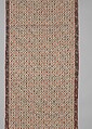 Row 2 Shawl of Joined Fragments, Wool; twill weave and double interlocking twill tapestry weave
