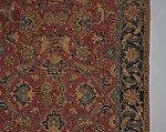 Carpet, Wool (warp, weft and pile); asymmetrically knotted pile
