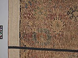 Vase Carpet, Cotton (warp and weft), silk (weft), wool (weft and pile); asymmetrically knotted pile