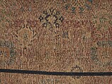Vase Carpet, Cotton (warp and weft), silk (weft), wool (weft and pile); asymmetrically knotted pile