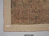 Vase Carpet, Cotton (warp and weft), silk (weft), wool (weft and pile); asymmetrically knotted pile