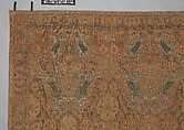 'Polonaise' Carpet, Cotton (warp and weft), silk (weft and pile), metal wrapped thread; asymmetrically knotted pile, brocaded
