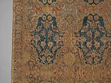'Polonaise' Carpet, Cotton (warp and weft), silk (weft and pile), metal wrapped thread; asymmetrically knotted pile, brocaded