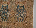 'Polonaise' Carpet, Cotton (warp and weft), silk (weft and pile), metal wrapped thread; asymmetrically knotted pile, brocaded