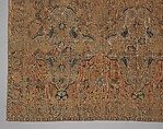 'Polonaise' Carpet, Cotton (warp and weft), silk (weft and pile), metal wrapped thread; asymmetrically knotted pile, brocaded