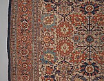 Carpet, Silk (warp, weft and pile); symmetrically knotted pile