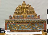 Ceiling, Wood; carved, painted, and gilded