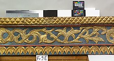 Ceiling, Wood; carved, painted, and gilded
