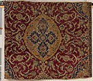 Fragment of an Ottoman Court Carpet, Wool (warp, weft, and pile); asymmetrically knotted pile