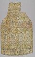 Velvet with Figural Imagery, Silk, metal wrapped thread; cut and voided velvet