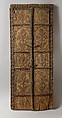 Pair of Flower Style Doors, Wood; carved with residues of paint