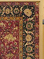 Silk Animal Carpet, Silk (warp, weft, and pile); asymmetrically knotted pile
