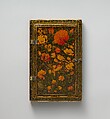 Mirror Case, Painting by Zain al-'Abidin (Iranian, active 1840–1875), Exterior: pasteboard, papier-maché; opaque watercolor, gilded and lacquered
Interior: mirror