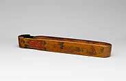 Lacquered Pen Box  (Qalamdan), Manohar (active ca. 1582–1624), Papier-maché; painted, gilded, and lacquered