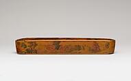 Lacquered Pen Box  (Qalamdan), Manohar (active ca. 1582–1624), Papier-maché; painted, gilded, and lacquered
