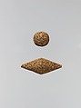 Spherical Bead, Gold; filigree and granulation