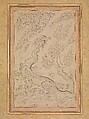 Dragon and Clouds, Attributed to Sadiqi Beg (Iranian, Tabriz 1533–1610 Isfahan), Ink and watercolor on paper