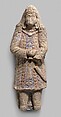 Standing Figure with Jeweled Headdress, Gypsum plaster; modeled, carved, polychrome-painted, gilded