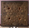 Panel from a Ceiling, Wood; mortised, tenoned, mitered, rabbeted, and painted