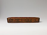 Pen Box with Architectural Cartouches, &#39;Ali Ashraf (Iranian), Papier-maché; painted, sprinkled with mica, and lacquered