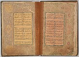 Divan of Sultan Husayn Baiqara, Sultan 'Ali al-Mashhadi (Iranian, Mashhad 1453–1520 Mashhad), Ink, opaque watercolor, and gold on paper; lacquer binding