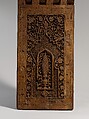 Stand for a Qur'an Manuscript, Zain(?) Hasan Sulaiman Isfahani (Iranian), Wood (teak); carved, painted, and inlaid