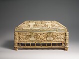 Morgan Casket, Ivory; carved