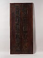 Pair of Minbar Doors, Wood (rosewood and mulberry); carved and inlaid with carved ivory, ebony, and other woods