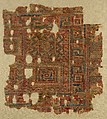 Carpet Fragment with Mosaic Floor Pattern, Wool (warp, weft and pile); symmetrically knotted pile