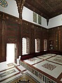 Damascus Room, Wood (poplar) with gesso relief, gold and tin leaf, glazes and paint; wood (cypress, poplar, and mulberry), mother-of-pearl, marble and other stones, stucco with glass, plaster ceramic tiles, iron, brass