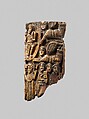 Tusk Fragment with the Ascension, Ivory; carved