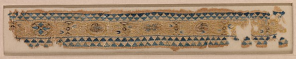 Textile Fragment, Silk; tapestry weave