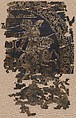 Textile Fragment with Hunting Scene, Silk; samite