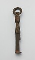 Key, Bronze; cast